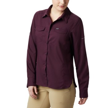 Columbia Ženske Košulje - Silver Ridge Lite Long Sleeve Crne Roze | TWUR-34507